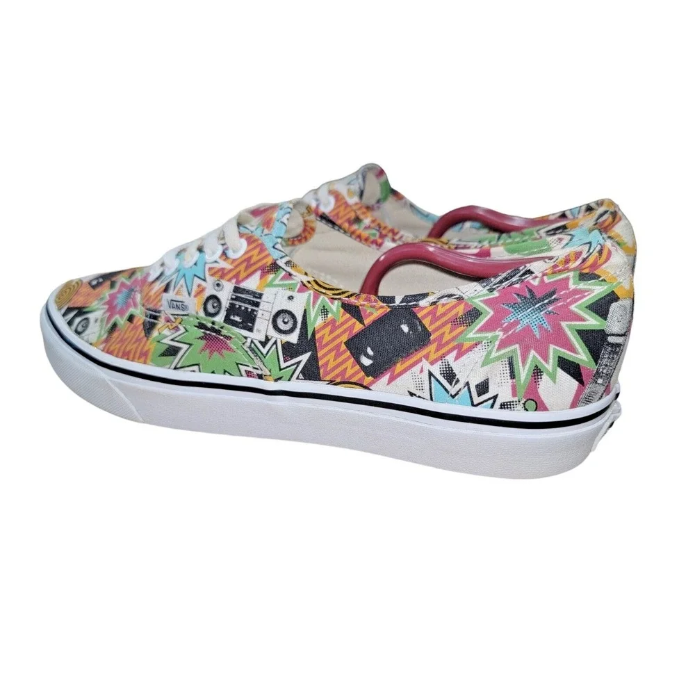 Vans Authentic 80's Boombox Mixtape Retro Cassette City Skate Shoes Sz 11.5